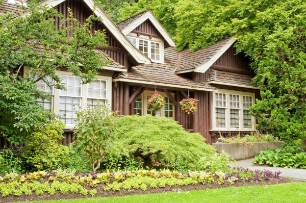 Log Home Landscaping in San Clemente